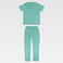 Conjunto sanitario unisex B9130. Color verde.