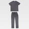 Conjunto sanitario unisex B9130. Color gris.