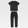 Conjunto sanitario unisex B9130. Color negro.