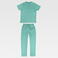 Conjunto sanitario unisex B9130. Color verde.