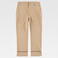 Pantalón tobillero mujer B9520. Color marrón beige/negro.