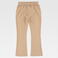 Pantalón de campana mujer B9522. Color marrón beige.