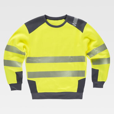Sudadera alta visibilidad combinada unisex C9041