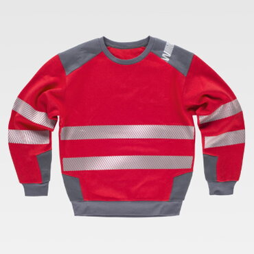 Sudadera alta visibilidad combinada unisex C9042