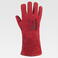 Pack 12 Uds Guantes riesgos mecánicos G2501. Color rojo.