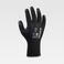 Pack 12 Uds Guantes con revestimiento de poliuretano G4800. Color negro/negro.