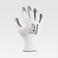 Pack 12 Uds Guantes con revestimiento de nitrilo G5000. Color blanco/gris.