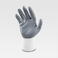 Pack 12 Uds Guantes con revestimiento de nitrilo G5000. Color blanco/gris.