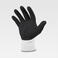 Pack 12 Uds Guantes con revestimiento de nitrilo microposoro G5010. Color blanco/negro.