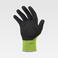 Pack 12 Uds Guantes con revestimiento de nitrilo microposoro G5010. Color verde/negro.