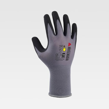 Pack 12 Uds Guantes con revestimiento de nitrilo microposoro G5020