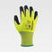 Pack 12 Uds Guantes con revestimiento de nitrilo microposoro G5510. Color amarillo fluor/negro.