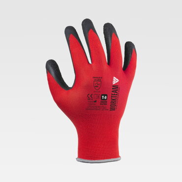 Pack 12 Uds Guantes con revestimiento de latex rugoso G6000