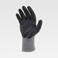 Pack 12 Uds Guantes con revestimiento de latex rugoso G6000. Color gris/negro.