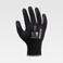 Pack 12 Uds Guantes con revestimiento de latex rugoso G6000. Color negro/negro.