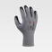 Pack 12 Uds Guantes con revestimiento de latex rugoso G6000. Color gris/negro.