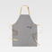Delantal peto M730. Color gris.