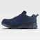 Zapatilla combinada P3015. Color azul marino/negro.