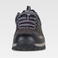 Zapatilla trecking reforzada P4013. Color marrón/negro.