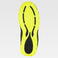Zapatilla trecking reforzada P4014. Color verde caza/amarillo fluor.