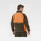 Chaqueta softshell combinada unisex S8633. Color naranja fluor/verde caza.