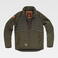 Chaqueta softshell combinada unisex S8635. Color verde caza.