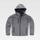 Chaqueta softshell doble capa unisex S9107. Color gris.