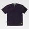 Camiseta de trabajo poliester unisex WF3216. Color negro/amarillo fluor.