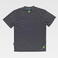 Camiseta de trabajo poliester unisex WF3216. Color gris/verde flúor.