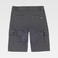 Pantalón de trabajo corto multibolsillos unisex WF3217. Color gris/verde flúor.