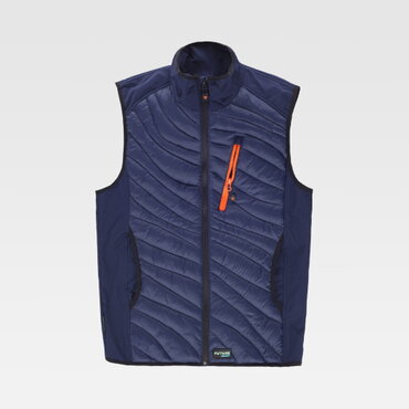 Chaleco de trabajo con tejido elástico combinado unisex WF3226