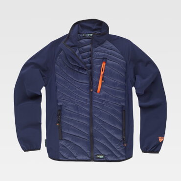 Chaqueta de trabajo combinada con tejido elástico unisex WF3245