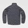 Chaqueta de trabajo combinada con tejido elástico unisex WF3245. Color gris/verde flúor.
