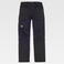 Pantalón de trabajo multibolsillos mujer WF3250. Color negro/amarillo fluor.