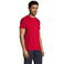 Camiseta de cuello redondo unisex Titan. Color rojo 2.