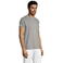 Camiseta de cuello redondo unisex Titan. Color gris mezcla.