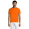 Camiseta de cuello redondo unisex Titan. Color naranja 2.
