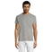 Camiseta de cuello redondo unisex Titan. Color gris mezcla.
