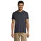 Camiseta de cuello redondo unisex Titan. Color gris 2.