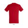 Camiseta de cuello redondo unisex Titan. Color rojo 2.