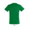 Camiseta de cuello redondo unisex Titan. Color verde.