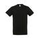Camiseta de cuello redondo unisex Titan. Color negro 2.