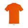 Camiseta de cuello redondo unisex Titan. Color naranja 2.