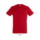 Camiseta de cuello redondo unisex Titan. Color rojo 2.