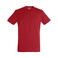 Camiseta de cuello redondo unisex Titan. Color rojo 2.