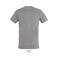 Camiseta de cuello redondo unisex Titan. Color gris mezcla.