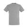 Camiseta de cuello redondo unisex Titan. Color gris mezcla.