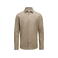 Camisa punto Waffle sostenible hombre Hicksville. Color khaki.