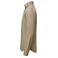 Camisa punto Waffle sostenible hombre Hicksville. Color khaki.
