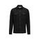 Sobrecamisa punto Waffle sostenible hombre Hicksville. Color negro.
